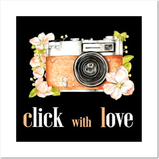 Click it with love Posters and Art